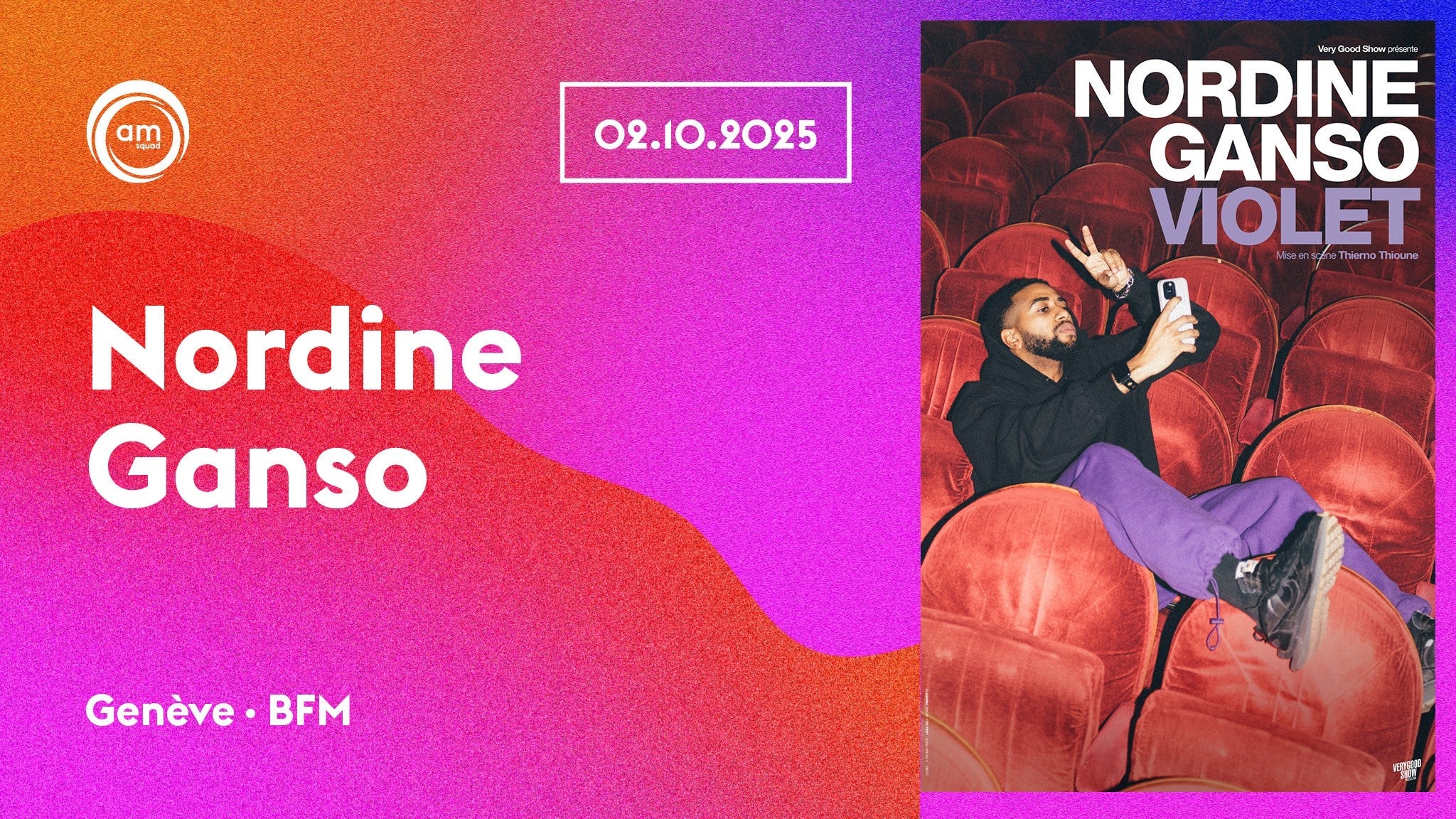 See Nordine Ganso Live at MAISON DU PEUPLE!