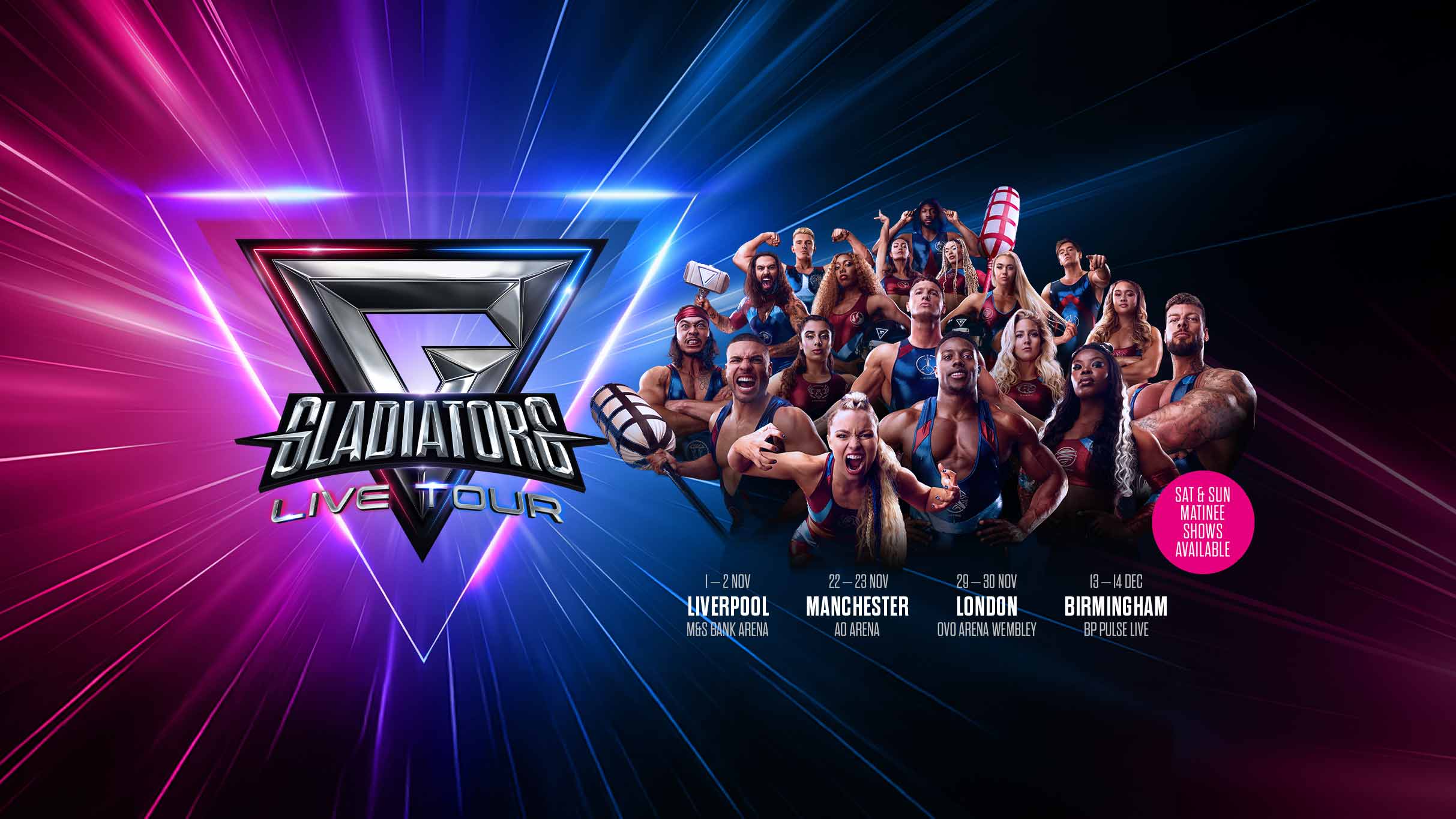 Gladiators Live: Wembley Arena Showdown!