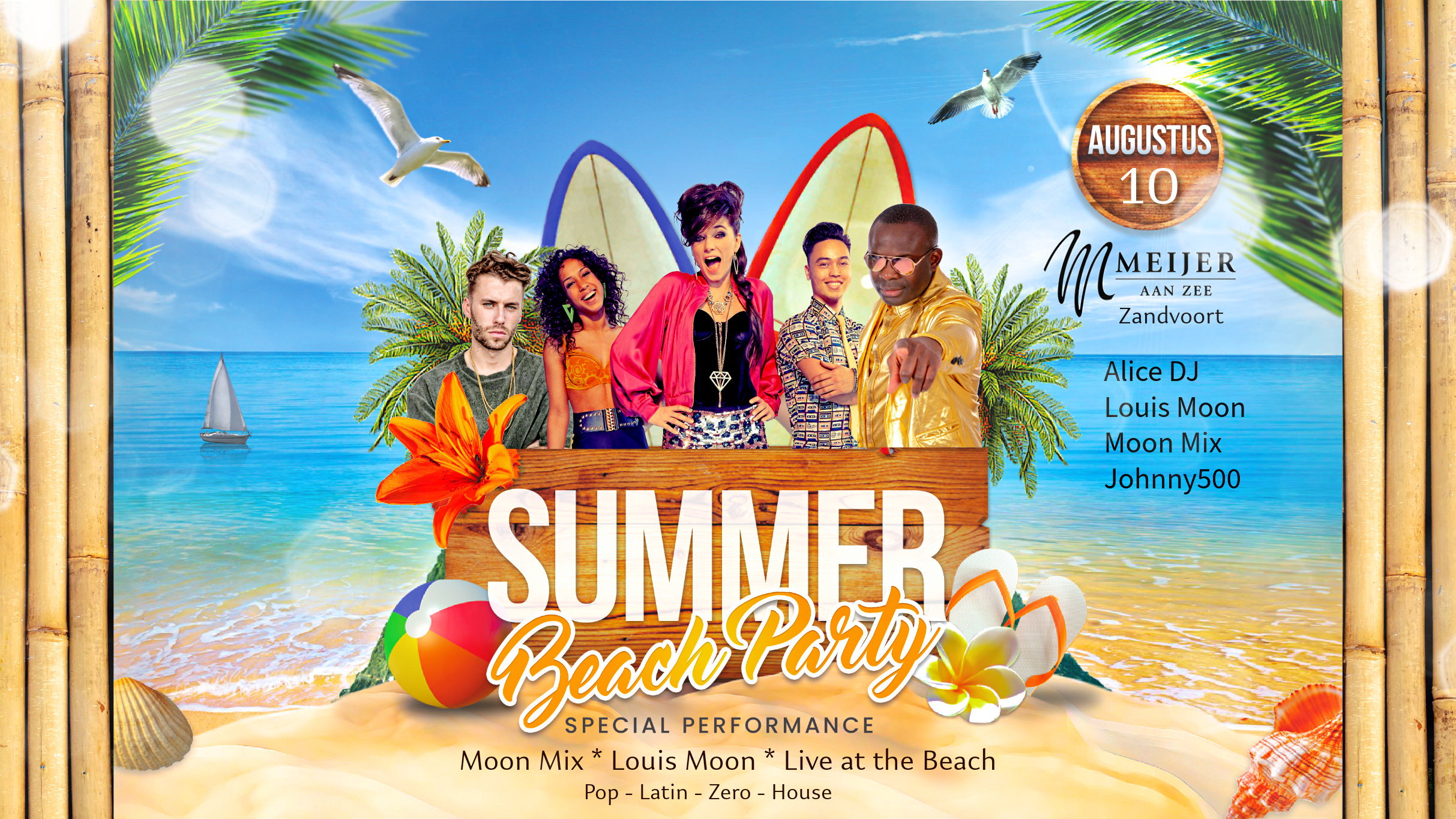 Zandvoort Summer Beach Party: Music & Fun!