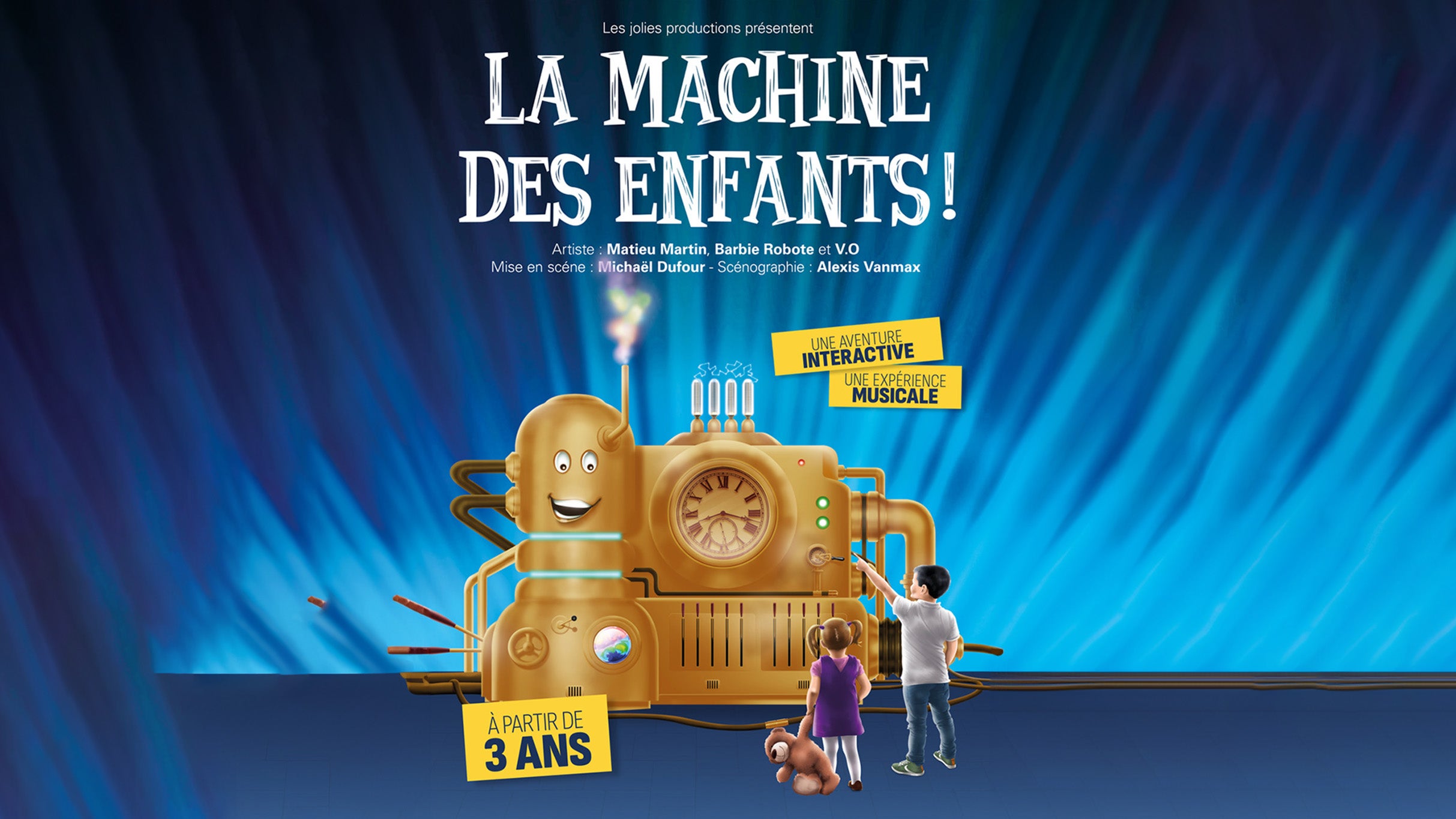 Enchanting Kids Theatre in Auderghem: 'La machine des enfants'