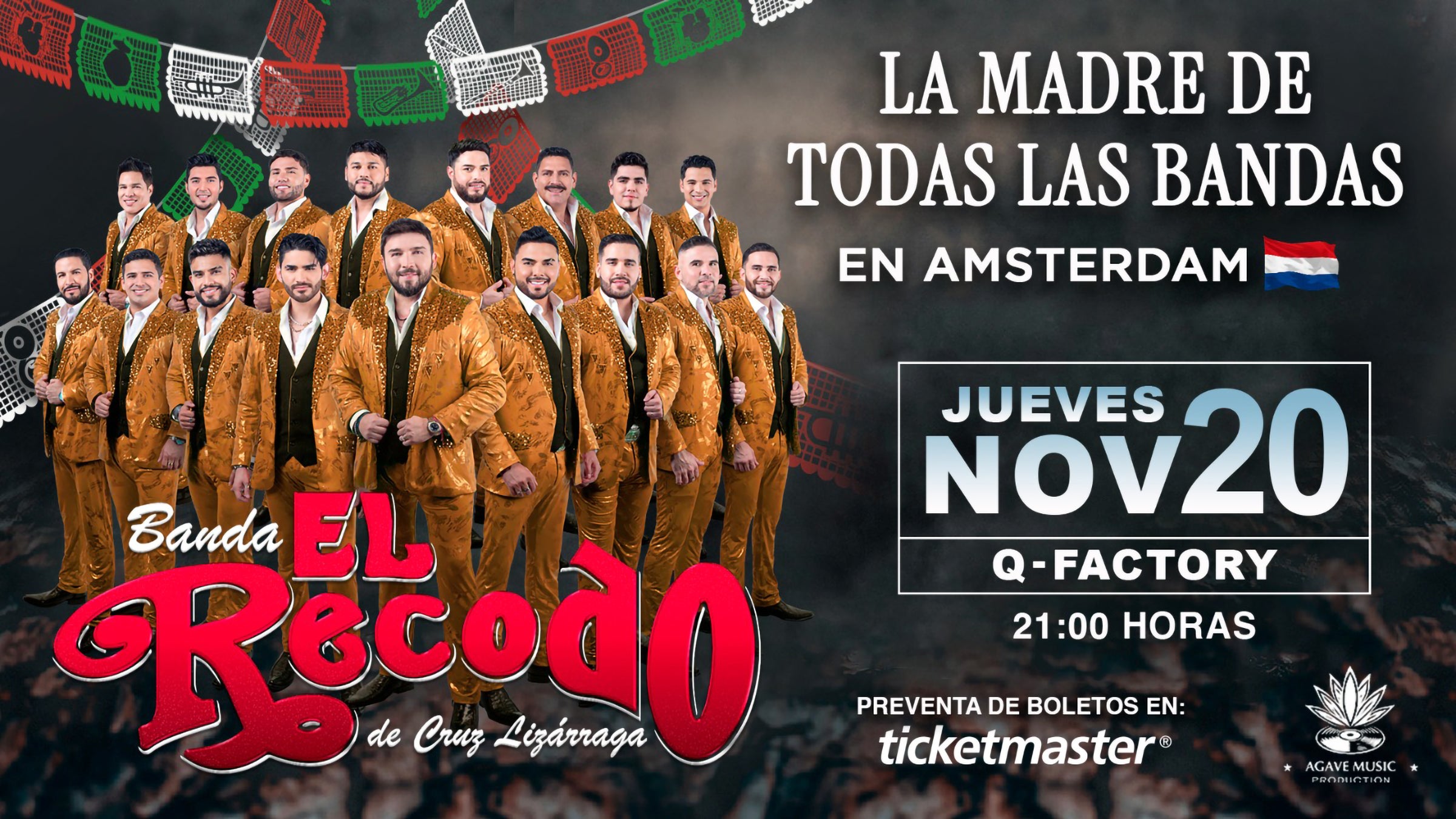 Banda El Recodo: Amsterdam Concert Tickets