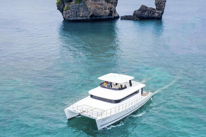 Krabi Sunset Cruise: Luxury Catamaran & 4 Islands Tour