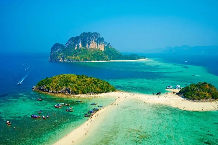 Krabi 4 Islands Tour: Snorkel, Beach & Sandbar Fun!