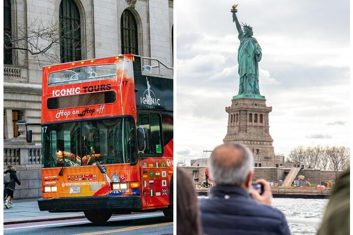 NYC Bus & Boat Tour: Statue of Liberty Express!